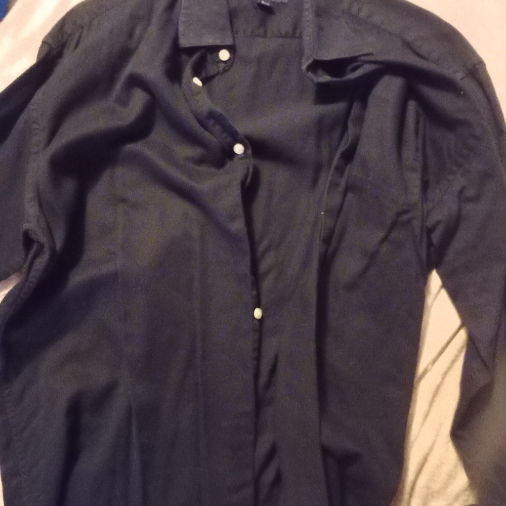 Black Button-Up Shirt